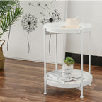 Nordic Minimalist Round Side Table for Bedroom Living Room