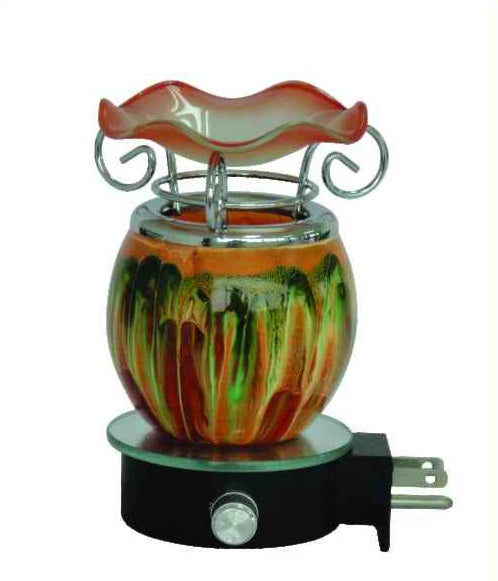 Ball Tie Dye Wall Burner & Night Light | Choose Your Color: Black • Blue • Orange • Purple • Red