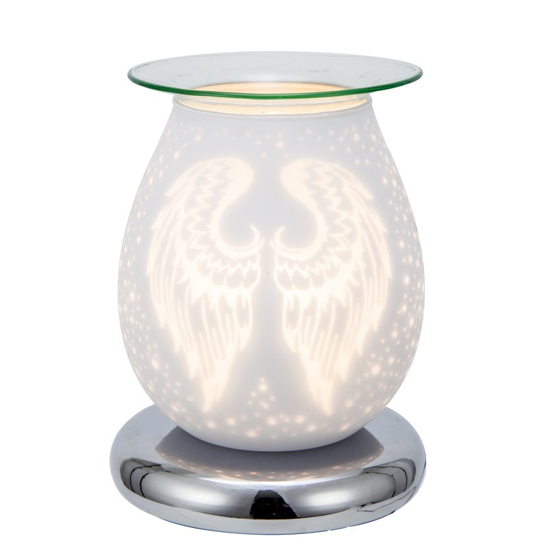 White Angel Wings Touch Fragrance Oil Burner