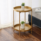 Nordic Minimalist Round Side Table for Bedroom Living Room