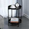 Nordic Minimalist Round Side Table for Bedroom Living Room