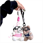 Pilot Bear Plush Keychain