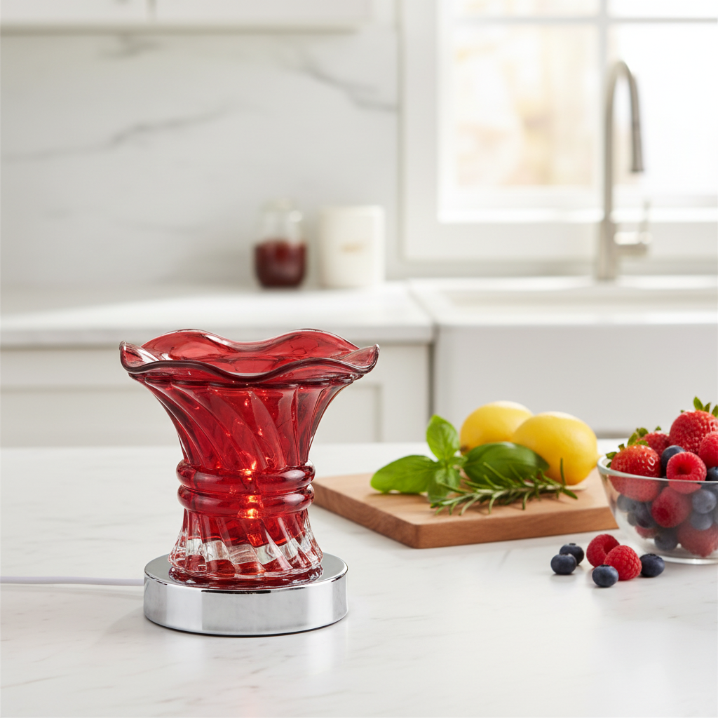 Fragrance Oil Warmer in kitchen setting