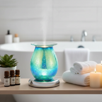 Blue Drizzles lamp in spa bathroom setting